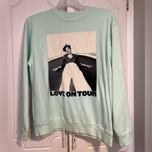Harry Styles official 2021 merch- Love on Tour sweatshirt